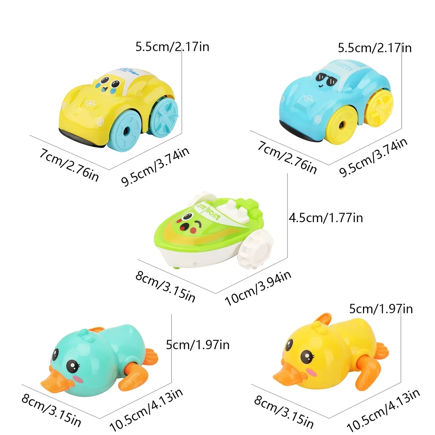 Dolle Water Adventures - Vehicle Bath Toys