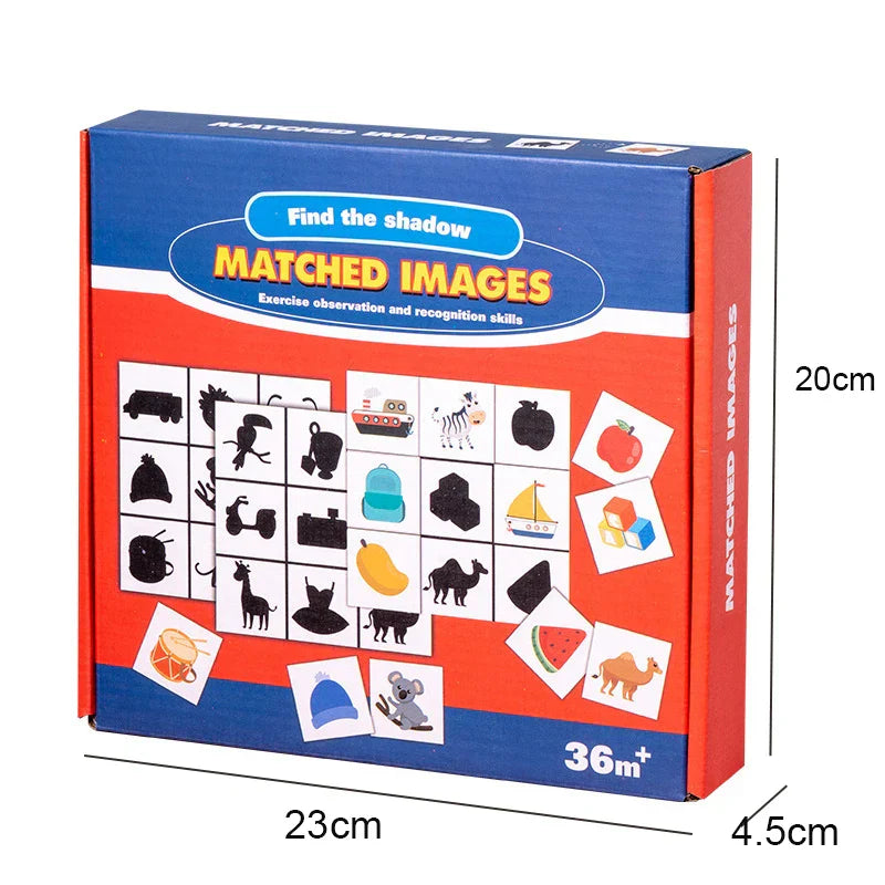 Find the Shadow - Wood Sorting Puzzle