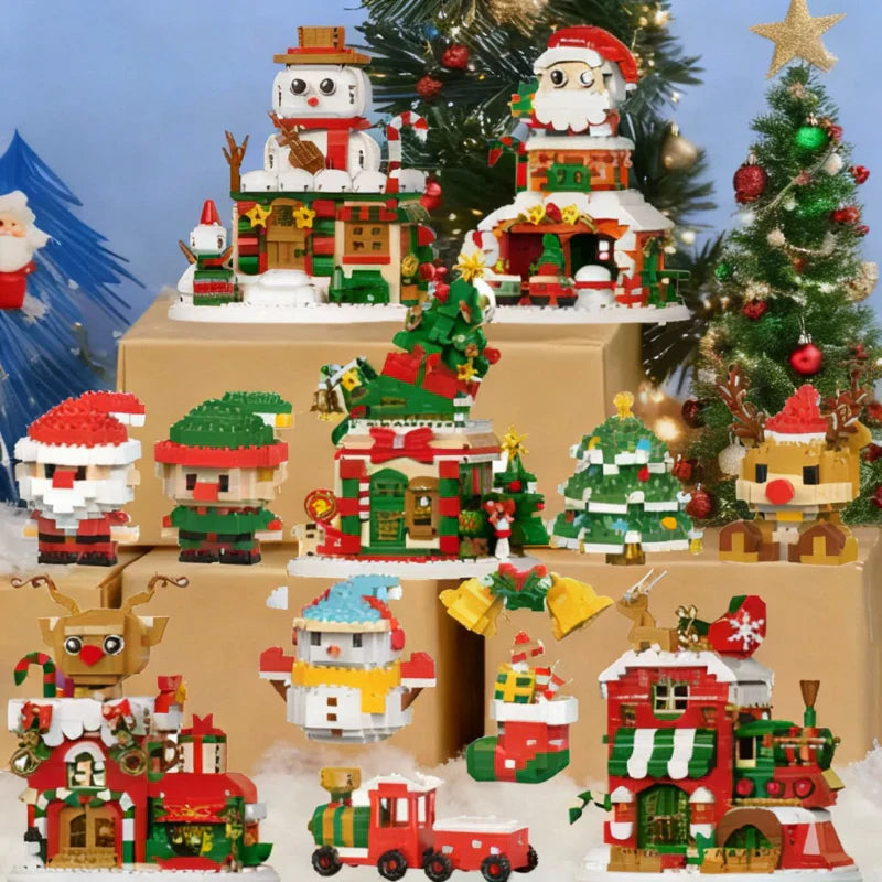 Cheerful & Decorative – Christmas Compact Building Blocks