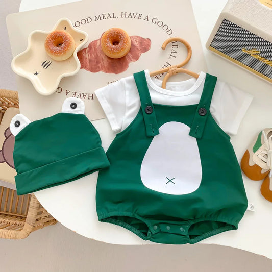 Plush & Comfortable - Frog Babysuit