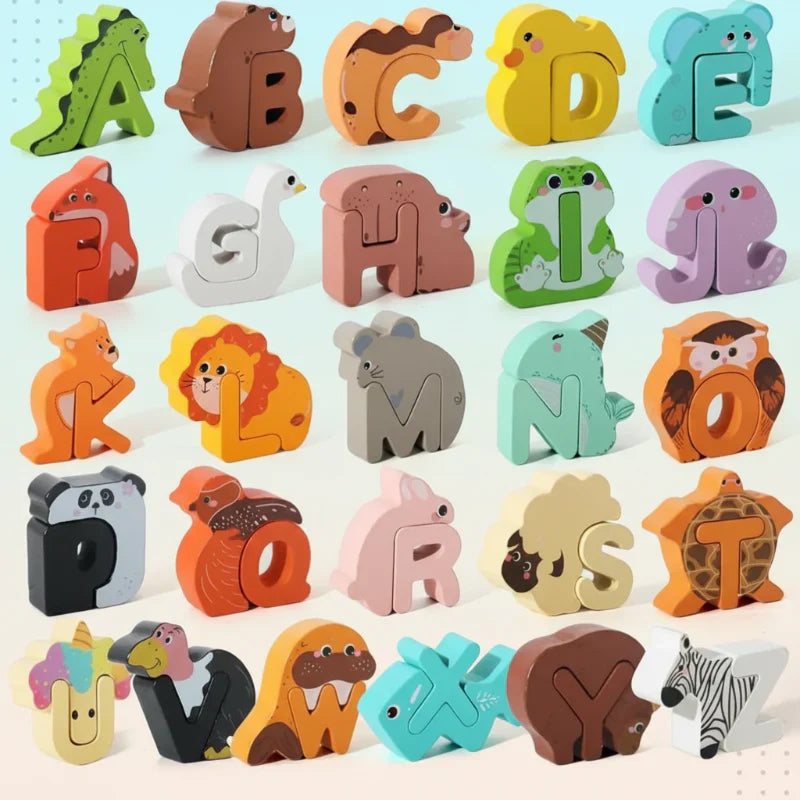 Playful & Educational – Animal Alphabet Brain-teaser for Children