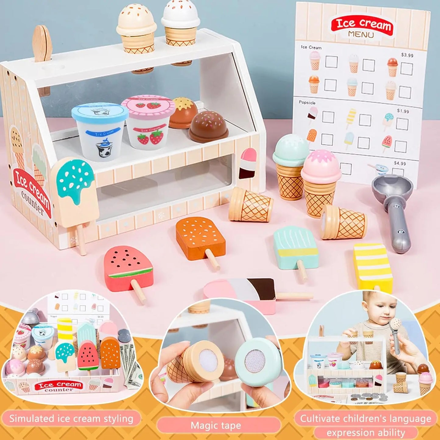 Innovative & Educational - Ice cream playset