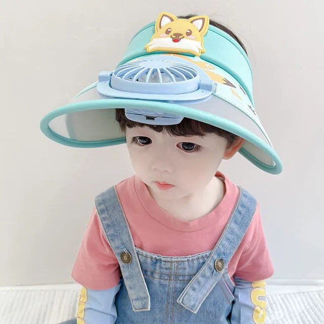 Keep The Head Cool - Fan Hat