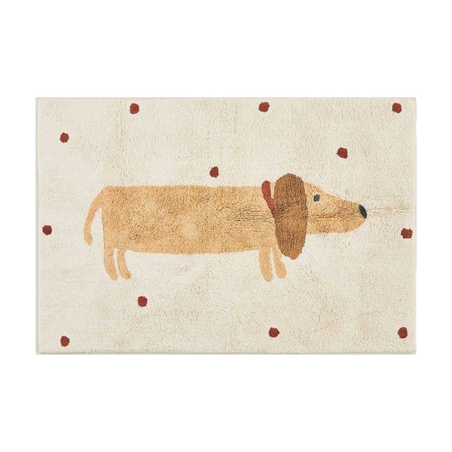Plush & Comfortable - Carpet With Dachshund Print