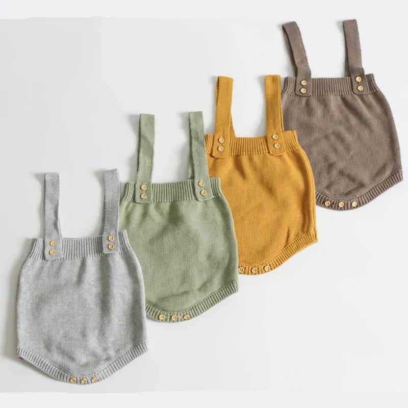 Cute Knitted Infant Romper