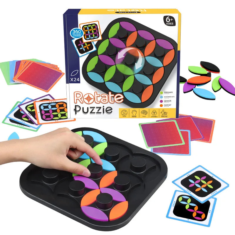 Challenging Puzzle - Tangram Board Activity
