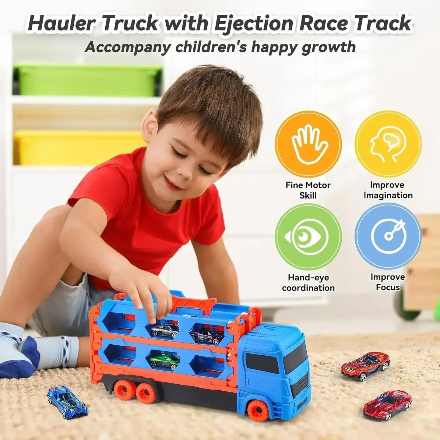 9-in-1 Racing Play - Transformable Toy Truck