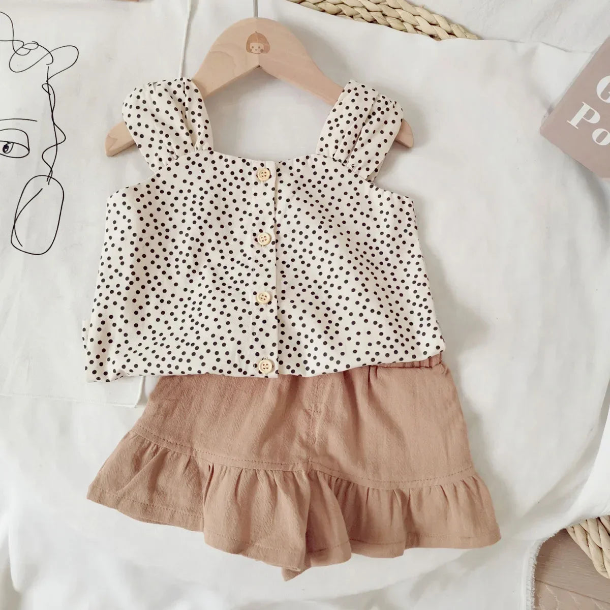 Cotton summer set for girls