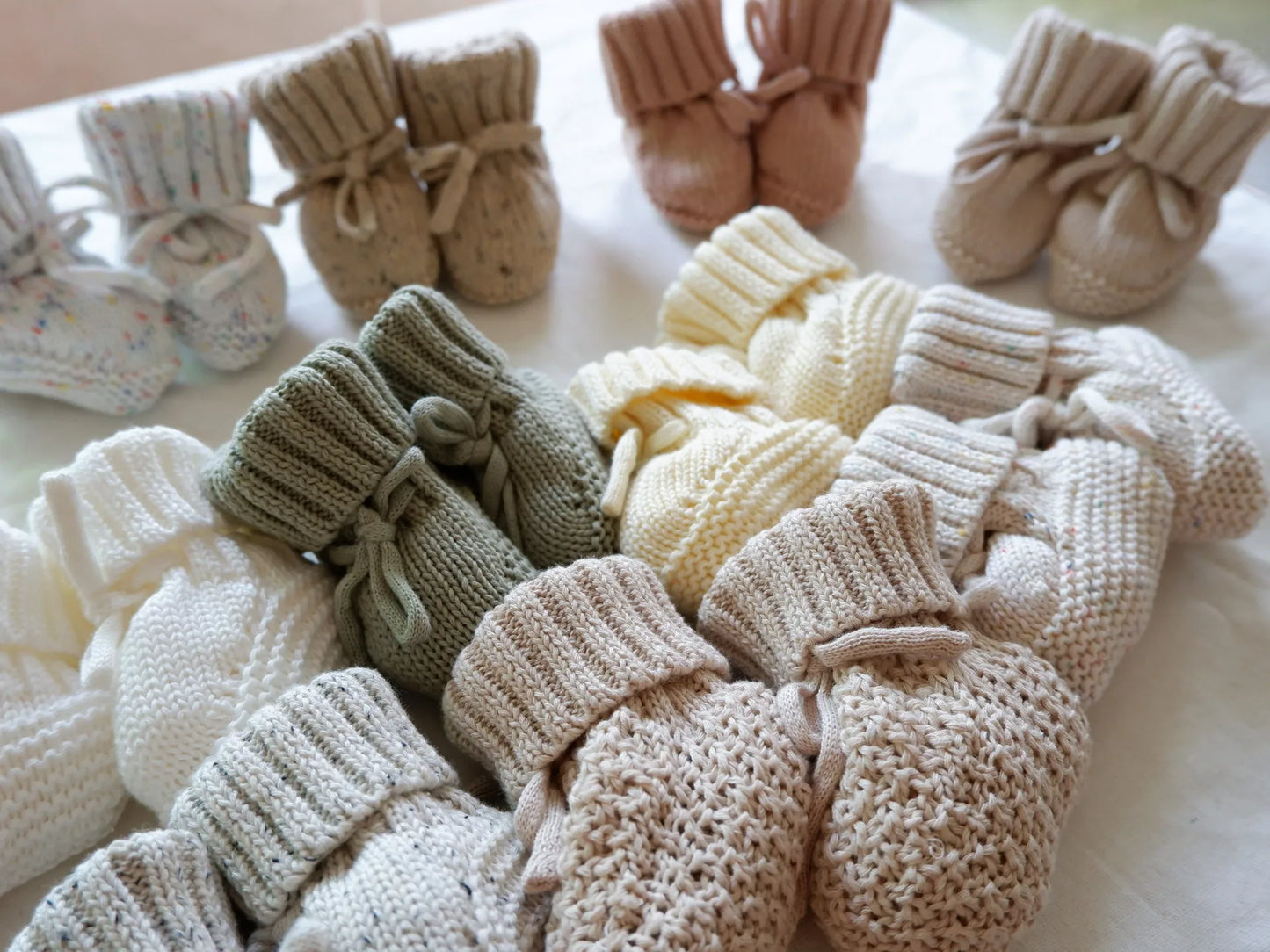 Warm & Stylish - Knitted Infant Slippers