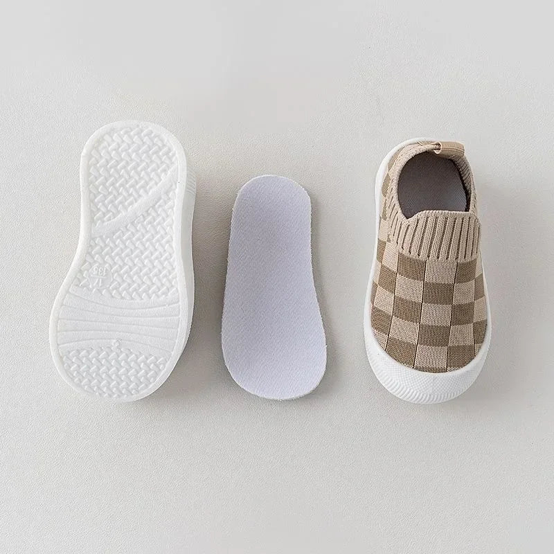 Blocked pattern - Flexible Slip-on Shoe