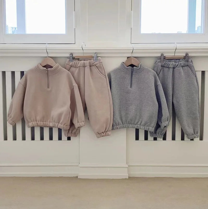 Zipper Fleece Tracksuit