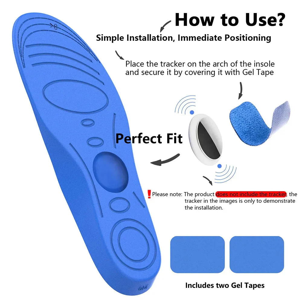 Peace of Mind For On The Road - Airtag Insole