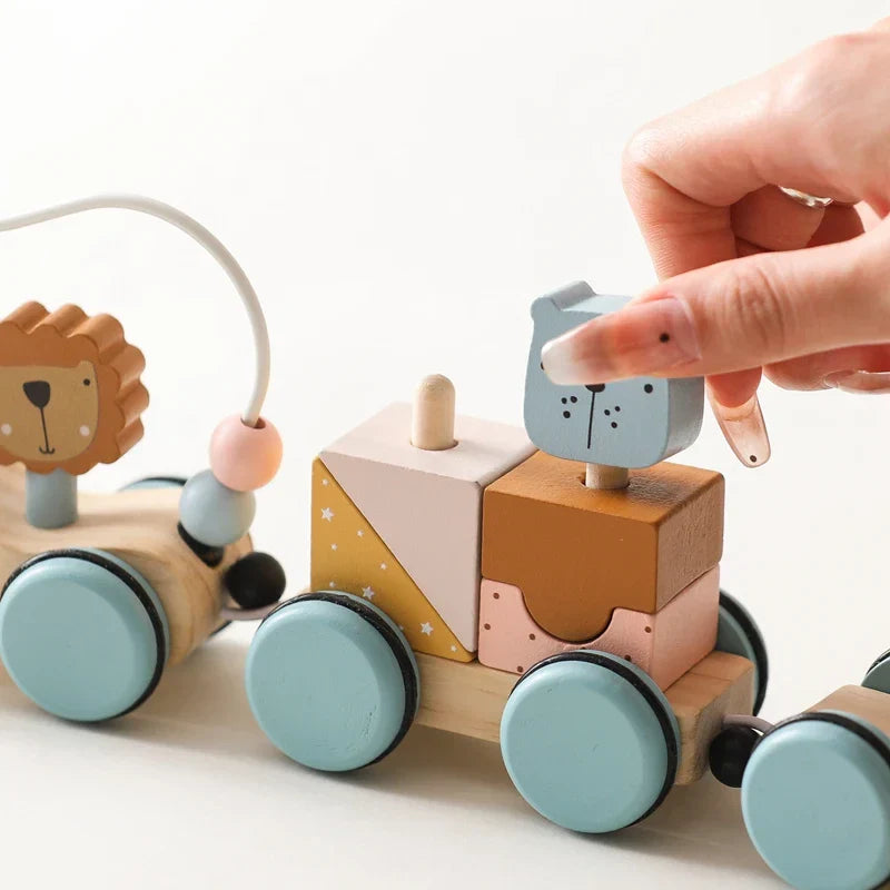 Dream Train - Wood Stacking Toys