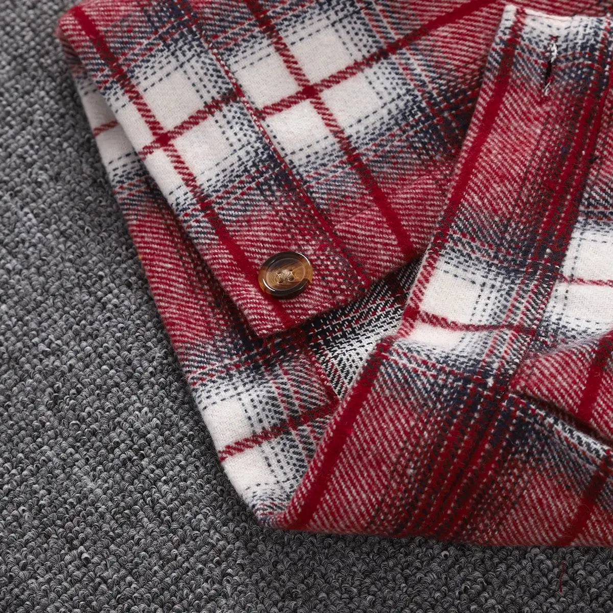 Warm & Stylish - Children's Jacket Checkered