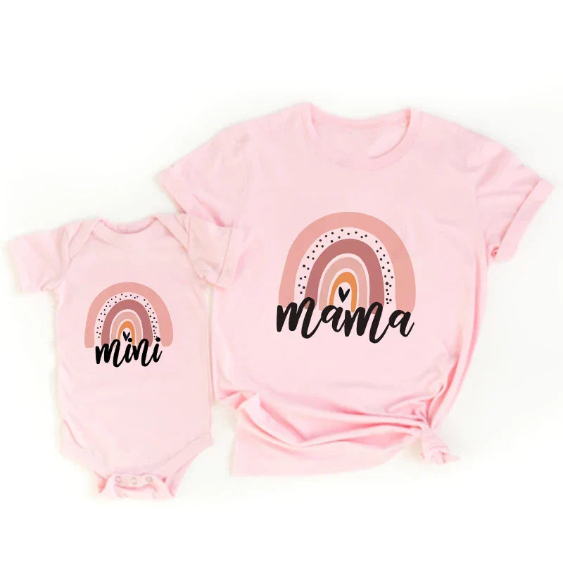 Mommy & Daughter - Matching Shirt & Romper