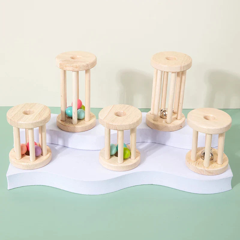 Merry Roller Cage - Wood Rattle Toys
