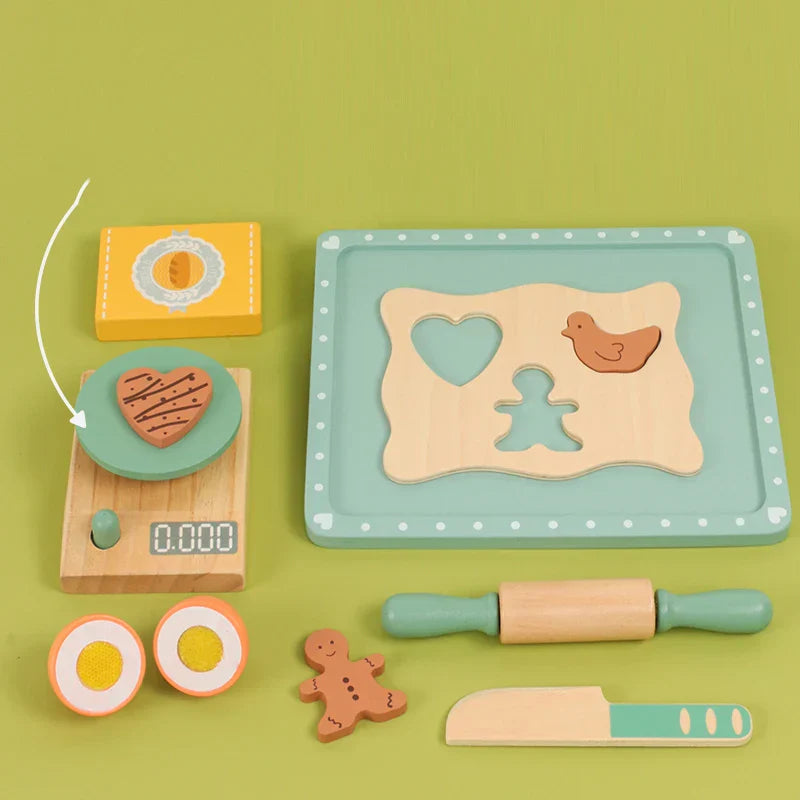 Encourage Creativity & Skills - Wooden Play Kitchen Kit