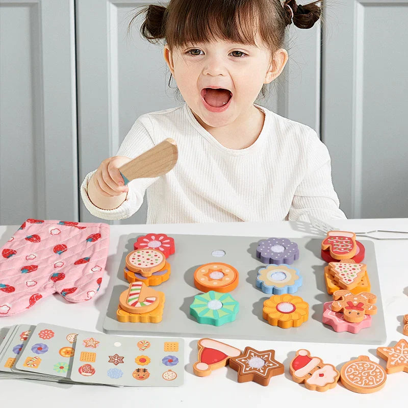 Innovative & Playful – Wooden Cookie Sorting Game