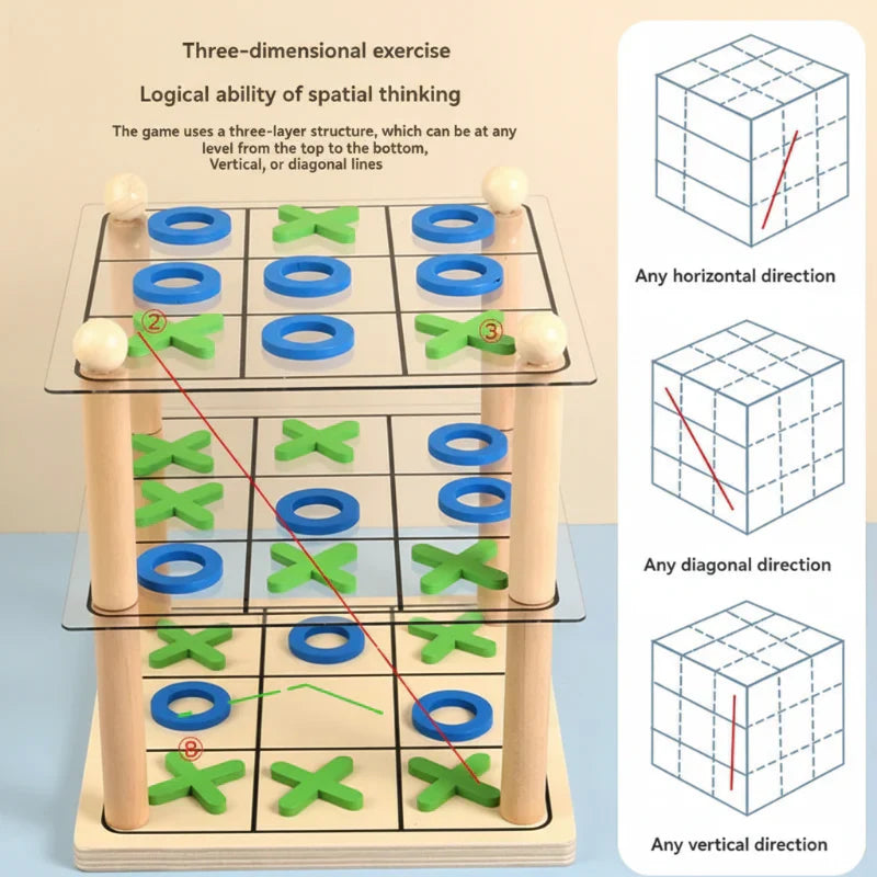 Educational & Clever – Tic-Tac-Toe 3D