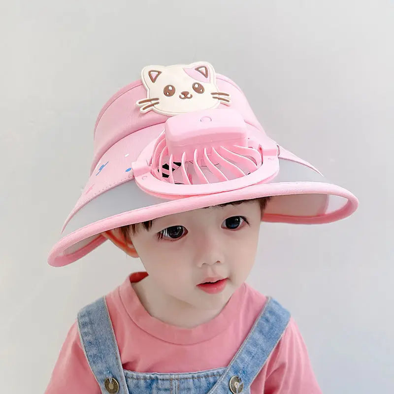 Keep The Head Cool - Fan Hat
