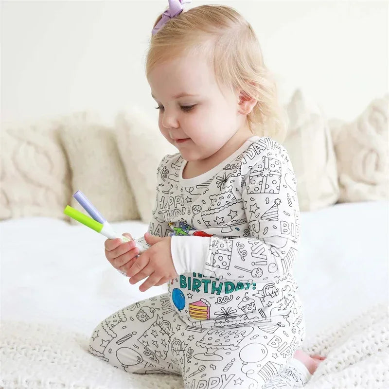 Color & Dream - Coloring Children's Pajama Kit