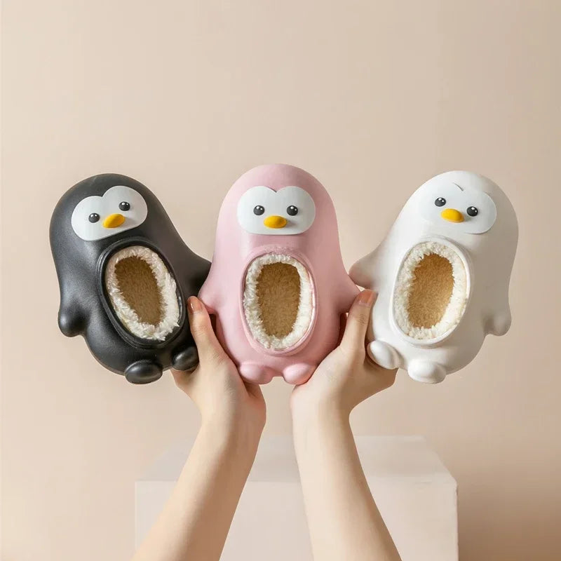 Warm & Play - Children's Penguin Slippers