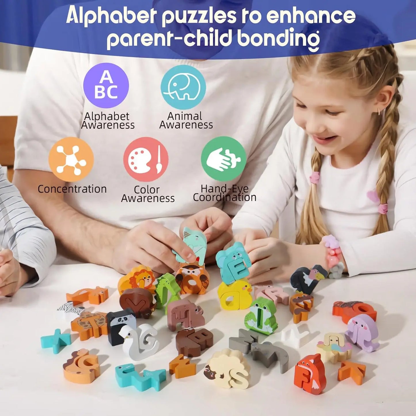 Playful & Educational – Animal Alphabet Brain-teaser for Children