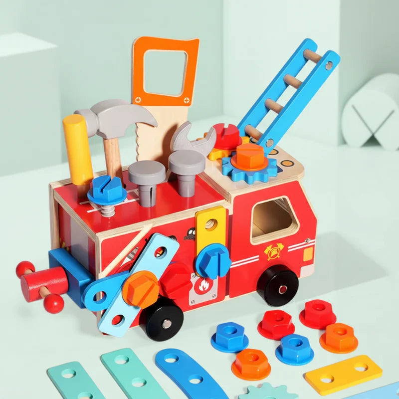 Educational & Innovative – Wooden Fire Truck