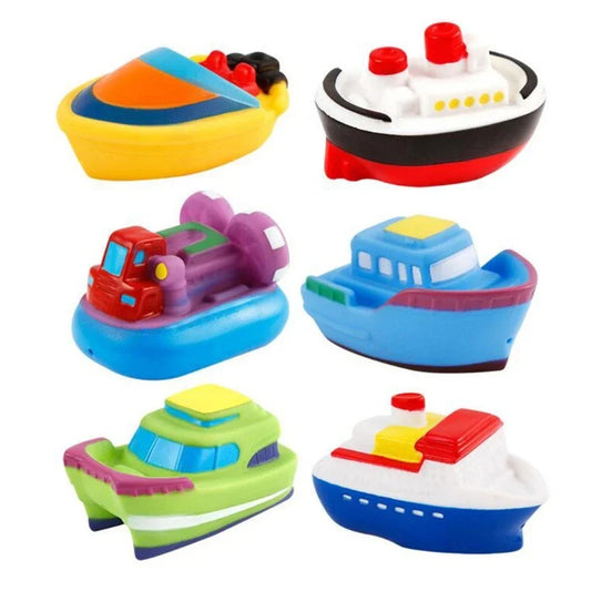 Splash Play in Bath - Toy Boats