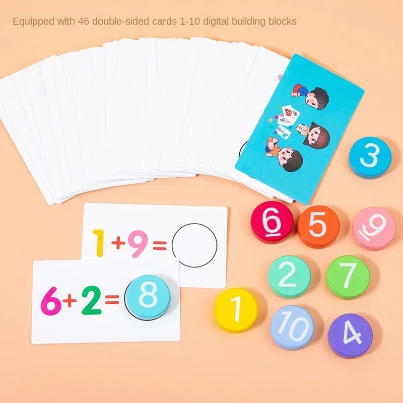 Counting & Solving - Arithmetic Cards Children