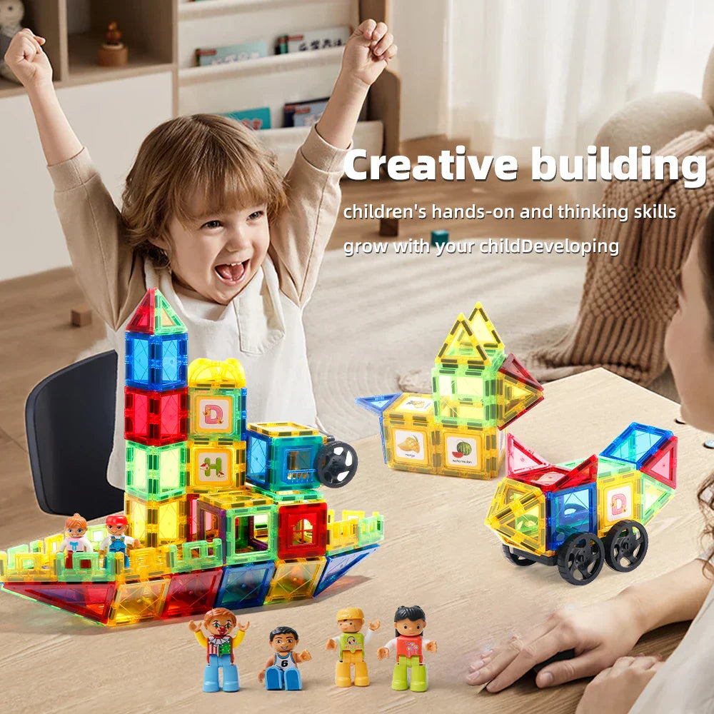 Develop Creativity - Magneto Tiles