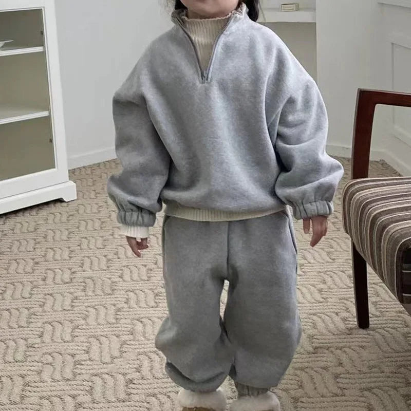 Zipper Fleece Tracksuit