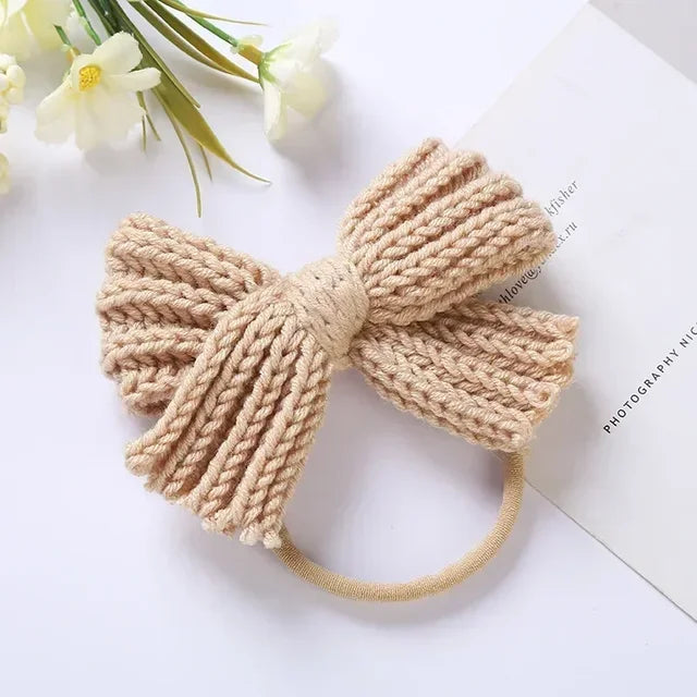 Bow Splendor - Knitted Hairband