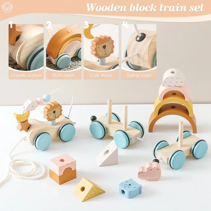 Dream Train - Wood Stacking Toys