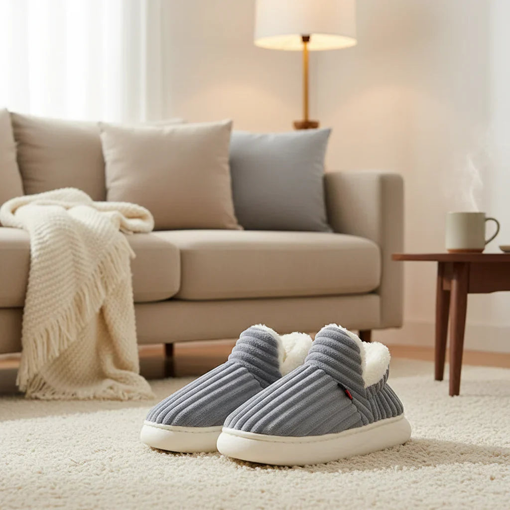 Cuddly Plush & Warm – Anti-Slip Slippers