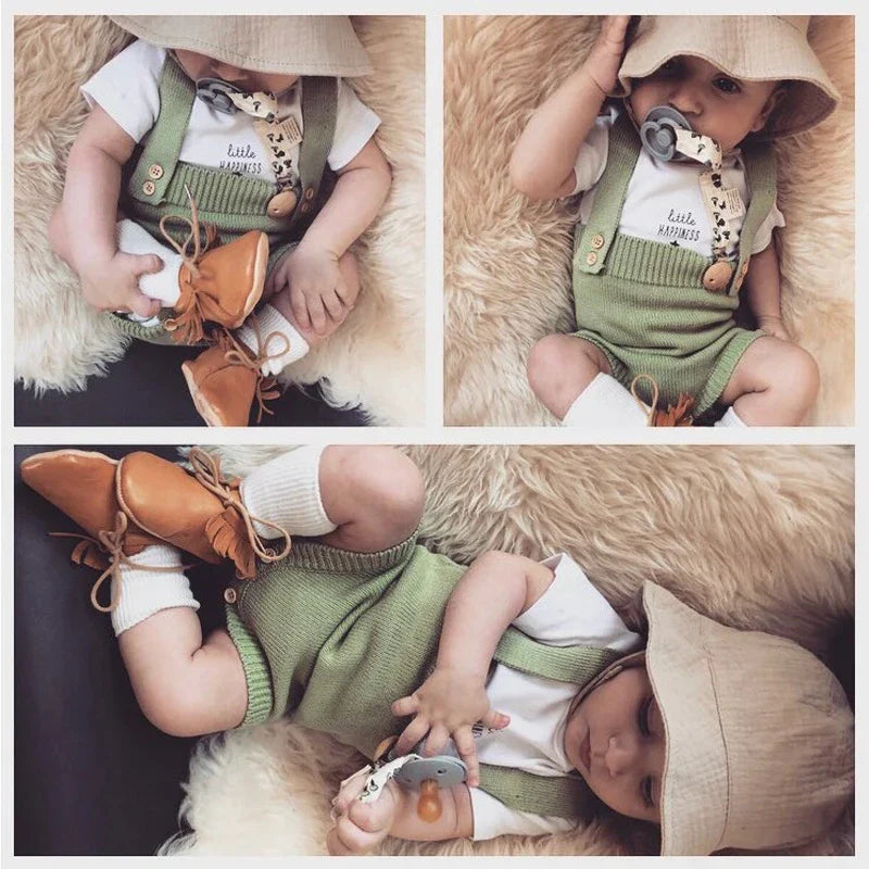 Cute Knitted Infant Romper