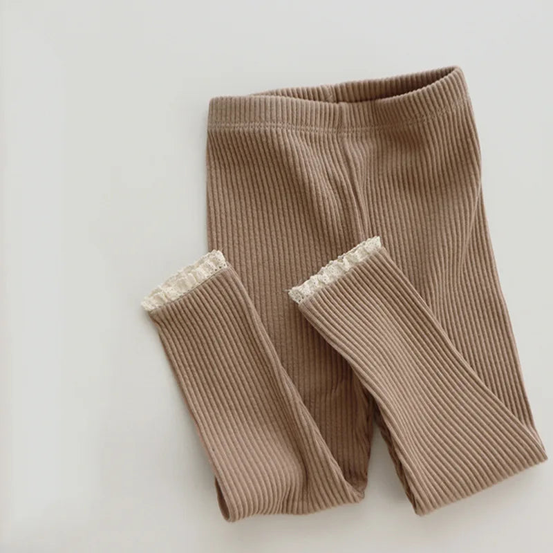 Plush & Comfortable - Rib Fabric Leggings
