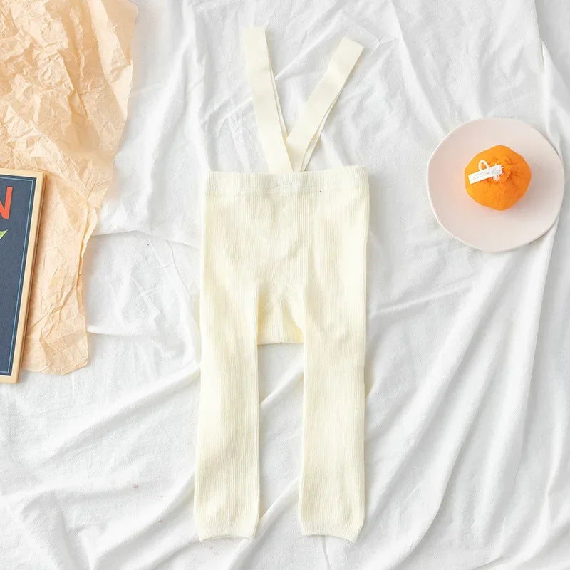 Soft & Comfortable - Children Leggings with Suspenders