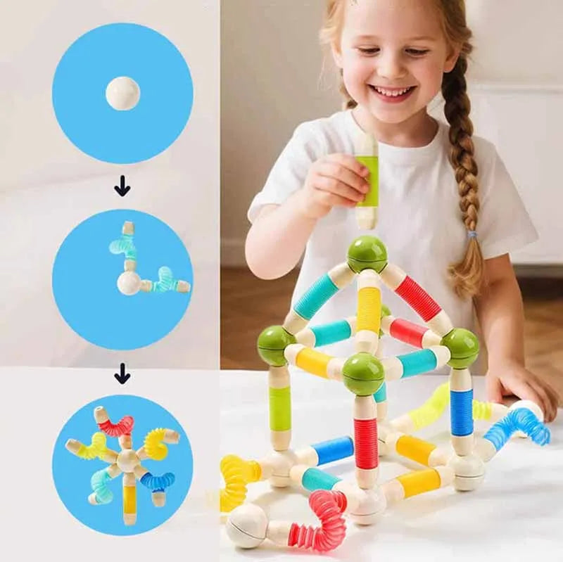 Endless Building - Flexible Magneto Sticks