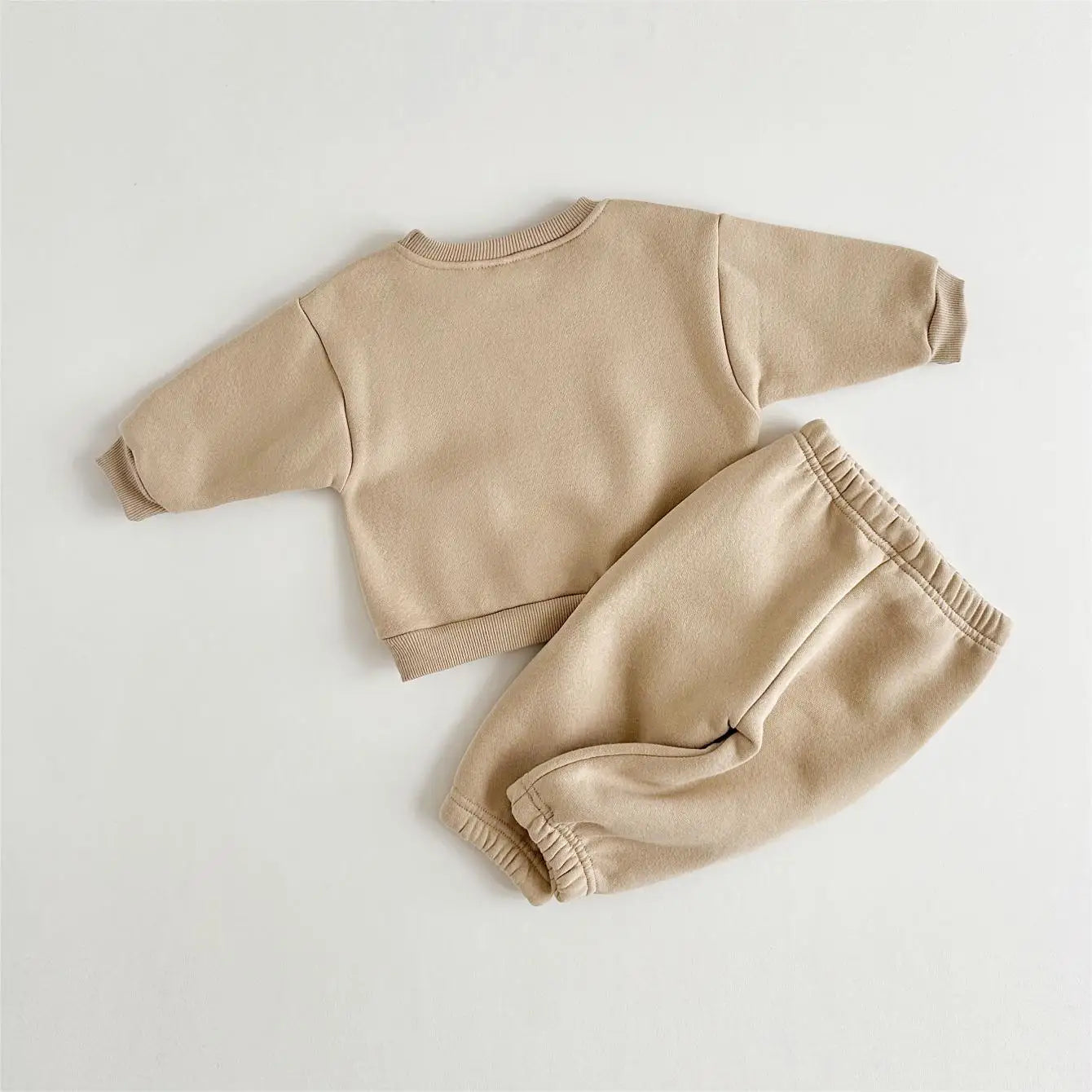 Warm & Comfortable - Tracksuit with Floral Embroidery
