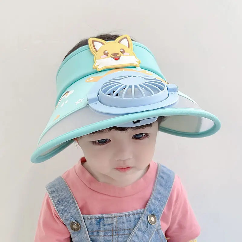 Keep The Head Cool - Fan Hat