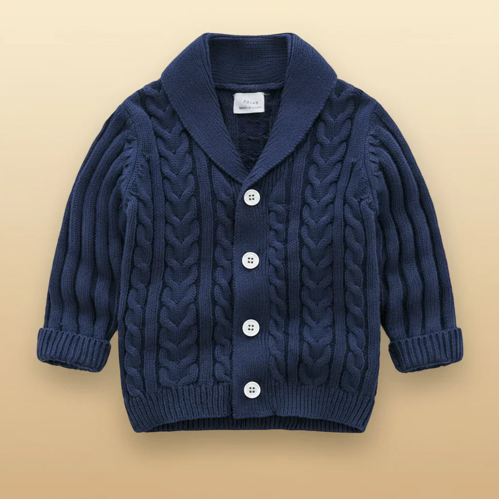 Comfortable & Stylish – Knitted Children's Cardigan Sweater