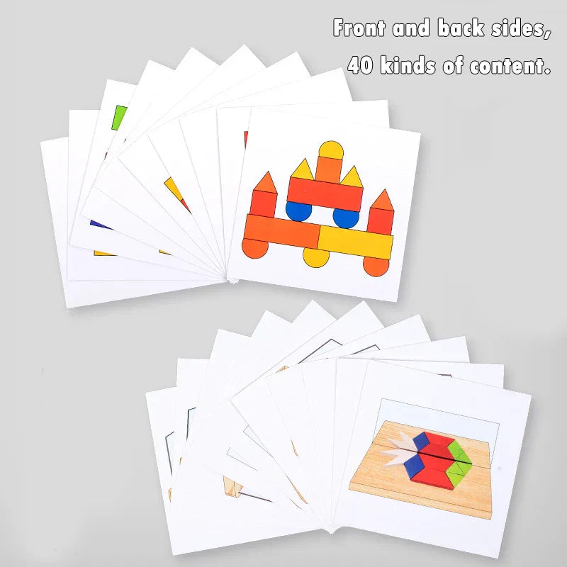 Mirroring & Educational - Puzzle blocks with mirror
