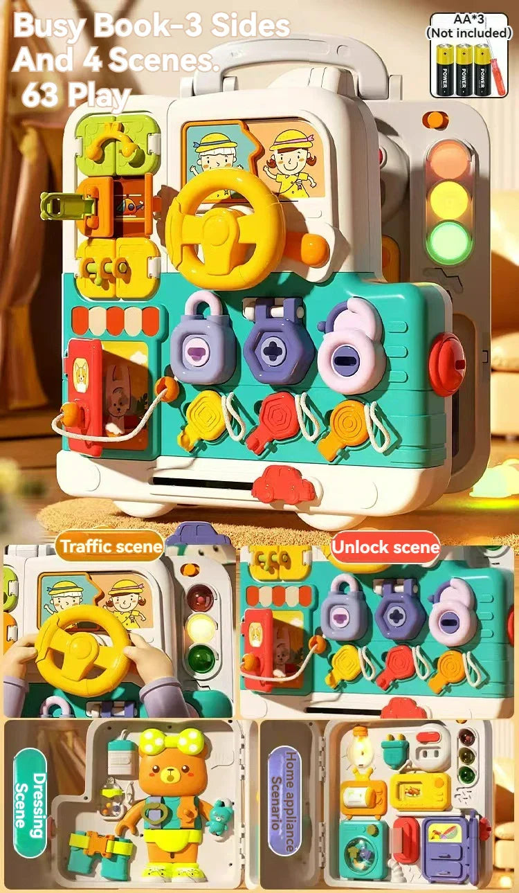 Educational & Multifunctional - Busy board with sound