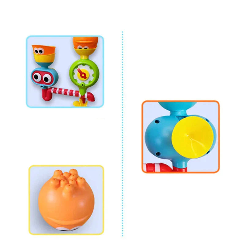 Turn & Splash Water Play - Baby Bath Toys