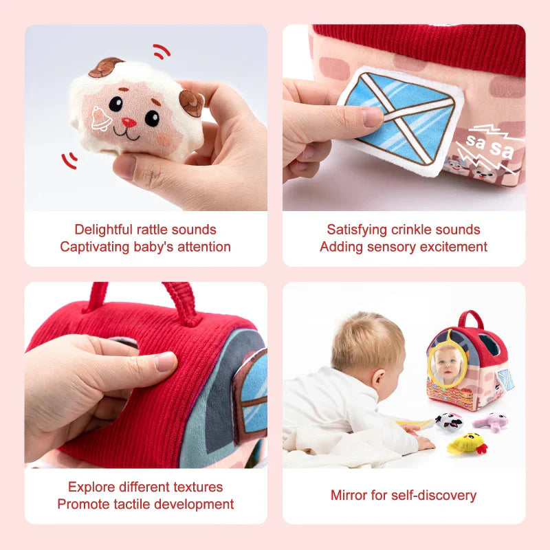 Soft & Educational – Farmhouse with Plush Animals