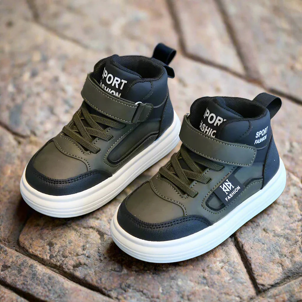 Comfortable & Flexible – High-Top Sneakers
