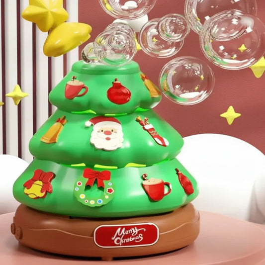 Magical & Playful – Christmas Tree with Music and Bubble Blowing