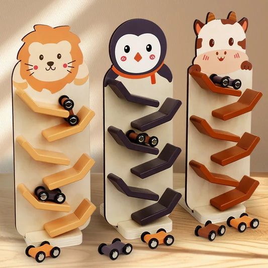 Active & Playful – Wood Car Roller Track