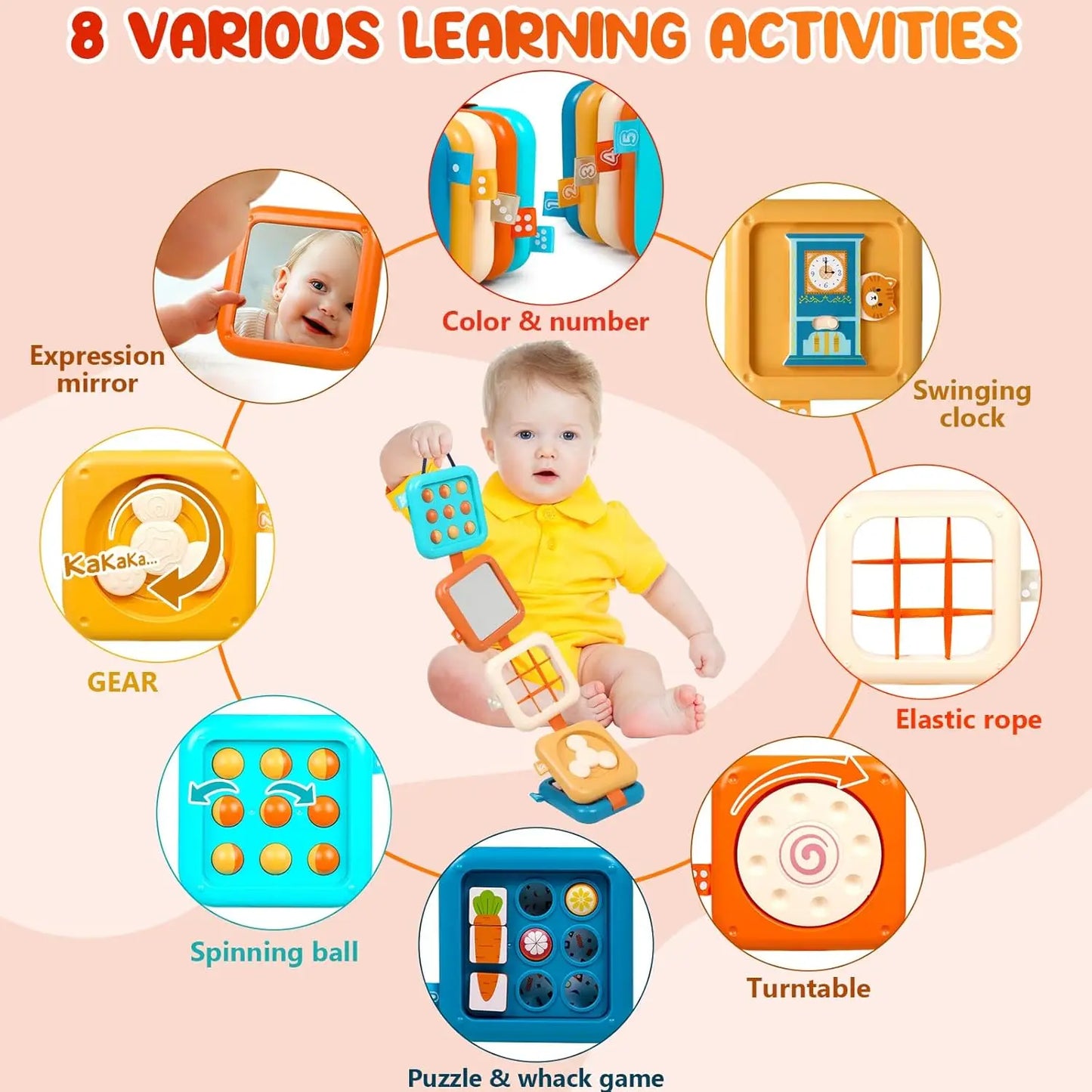 Innovative & Educational – Baby Travel Activity Board